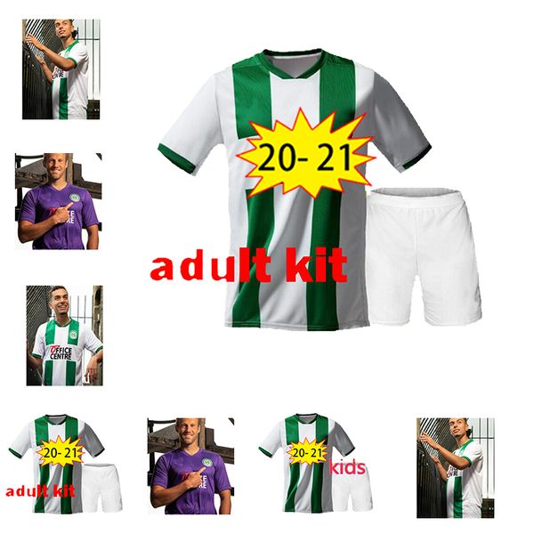 

new 20 21 fc groningen soccer jerseys home away robben 2020 2021 groningen deyovaisio zeefuik redan football shirts, Black;yellow