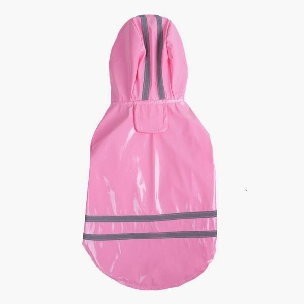 

5 color pet pu reflection raincoats with hat waterproof clothes for small dogs chihuahua yorkie dog coat poncho puppy ra 4 n1zxy
