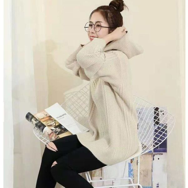 

autumn winter new shirt with women's hood thick sweater 66nz, White;black