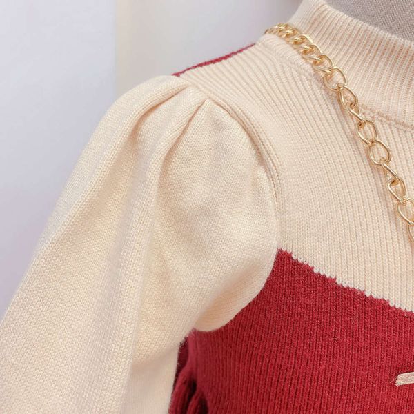 

new 2020 winter girls' year sweater princs drs 5r9lsg3tnlzj, Red;yellow