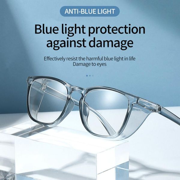 

trendy ultra-light tr90 safety eye protective glasses anti-impact anti-fog anti-blu-ray goggles women glasses nx, Black