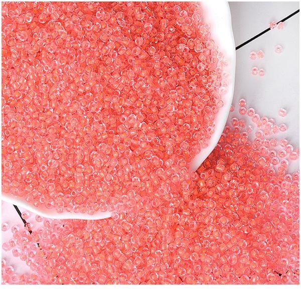 

colored czech diy handmade glass beads, children's bracelets, necklace accessories 3 mm * 500 pieces / 2 mm * 100 bbykxl