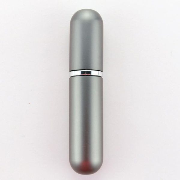 

5ml perfume glass bottle atomizer spray refillable empty plastic portable mini travel fragrance cosmetic containers round head