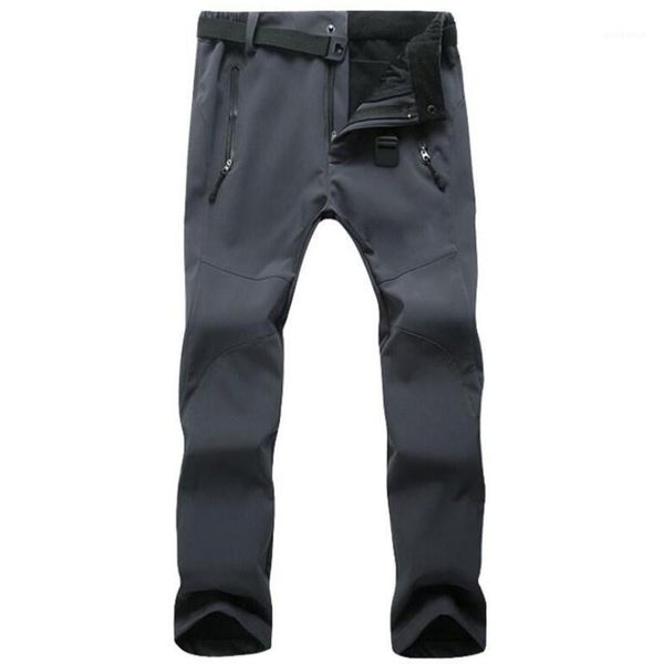 

outdoor pants women fleece hiking autumn winter camping trousers thicken thermal sweatpants climbing cargo pants1, Black;green