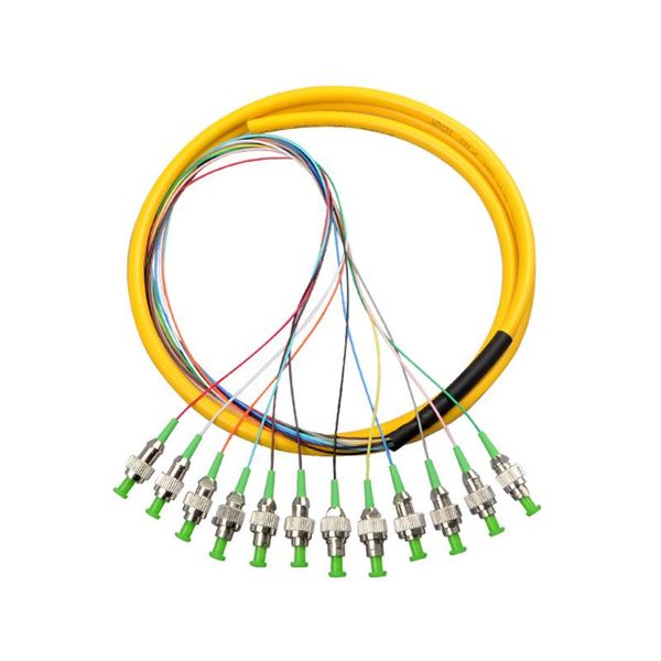 

fiber optic equipment 15pcs 12 core pigtail fc single mode bundle ftth apc catv patch cord factory wholesale