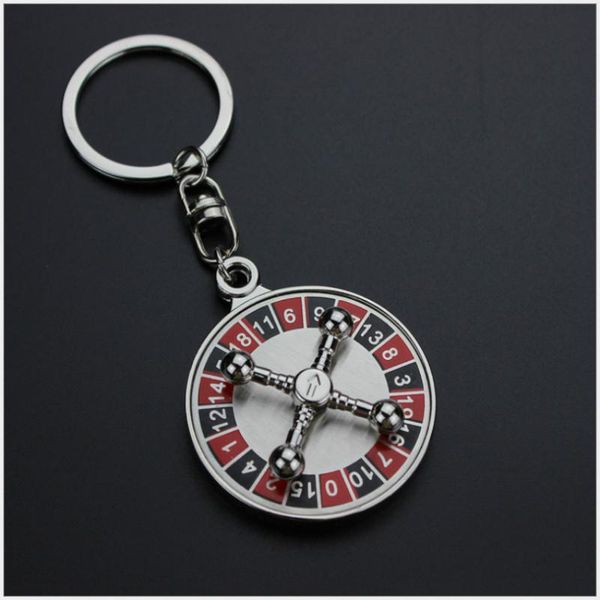 

russian roulette keychain rotatable plane key chain ring turntable digital disk key ring holder car keychain keyrings wmtpfm