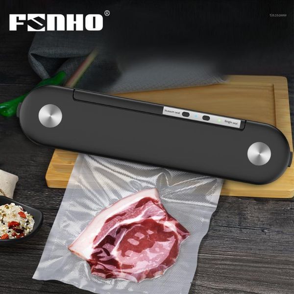 

vacuum food sealing machine funho 220v/110v household sealer packaging film packer including 10pcs bags