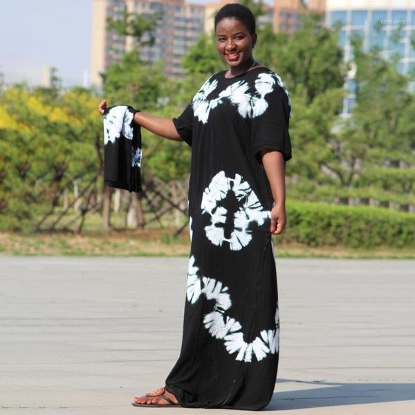 

african dashiki elegant black plus size dress for women female casual loose long maxi party dress1, Red