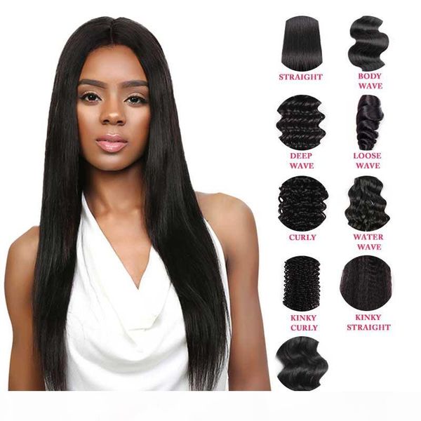 

1 2pcs lot brazilian virgin human hair weaves soft unprocessed peruvian straight hair weft remy forawme hair #1b 8-30inch, Black