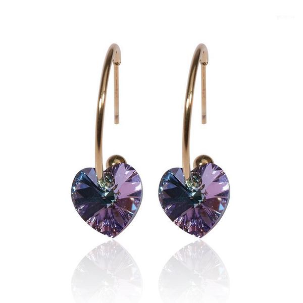 

clip-on & screw back nice looking crystal horns earring design stud earrings for ladies1, Silver