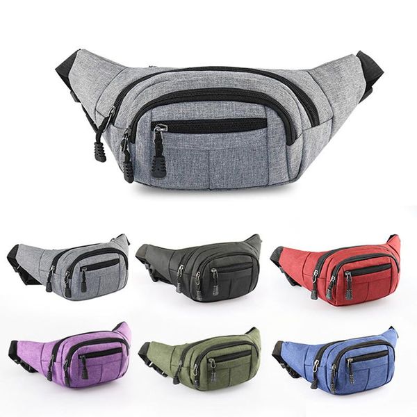 

outdoor sports bag men women waist pack waterproof belt bag male zipper travel chest waist sports accessories