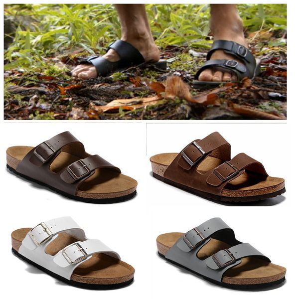 

2021 arizona new classic jelly slippers upper leather crystal sandals slides summer indoor contrast color serpentine transparent slipper sh