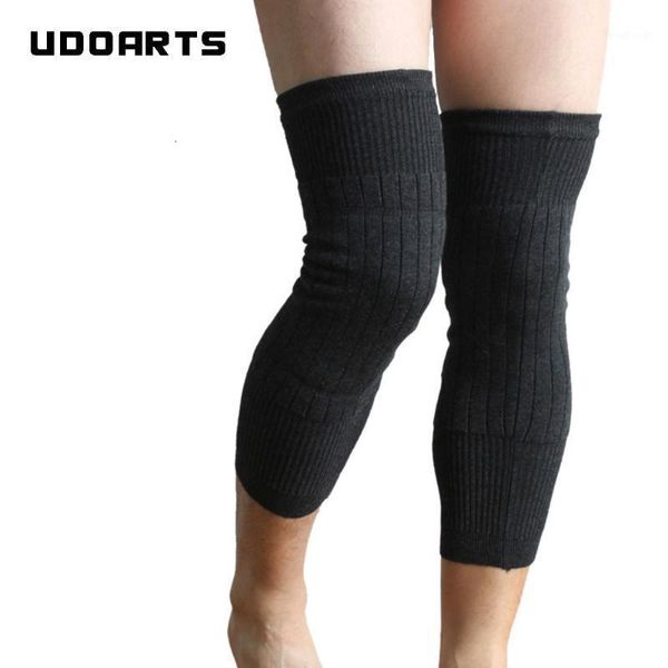 

udoarts cashmere knee support / (1 pair)1, Black;gray