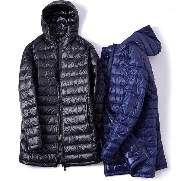 

men's down jacket long men's clothing ultra light down jacket men autumn winter coat bodywarmer casacos masculino y028 pph7431, Black