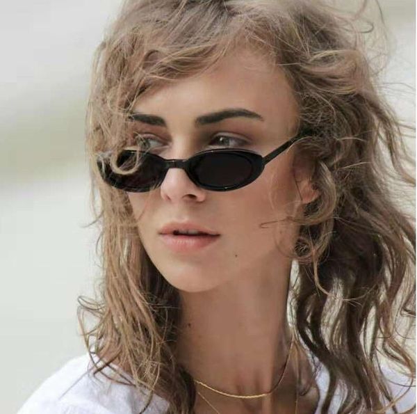 

sunglasses cow color small frames for women, White;black