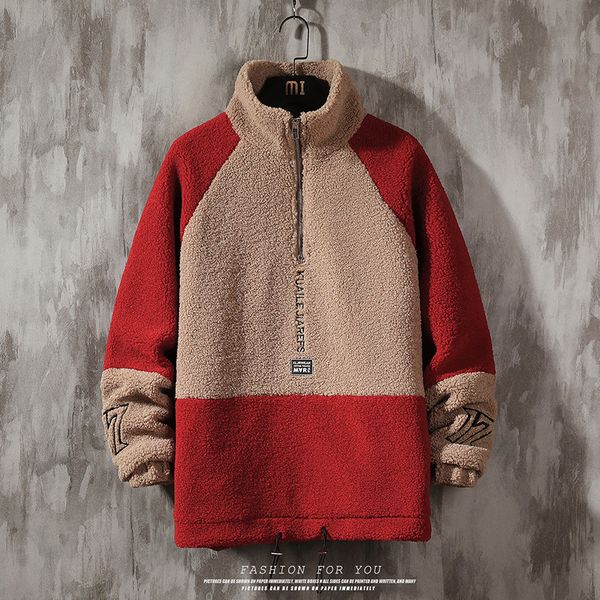 

валовая горячая кашемировая молодежь свободный хлопок 2020 сплошной мода новый высококачественный мужской зимний тонкий мужской куртка больш, Black;brown