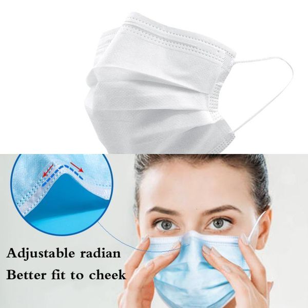 

face masks blue pink black disposable white mask 3 ply breathable dust air polluti a8h7