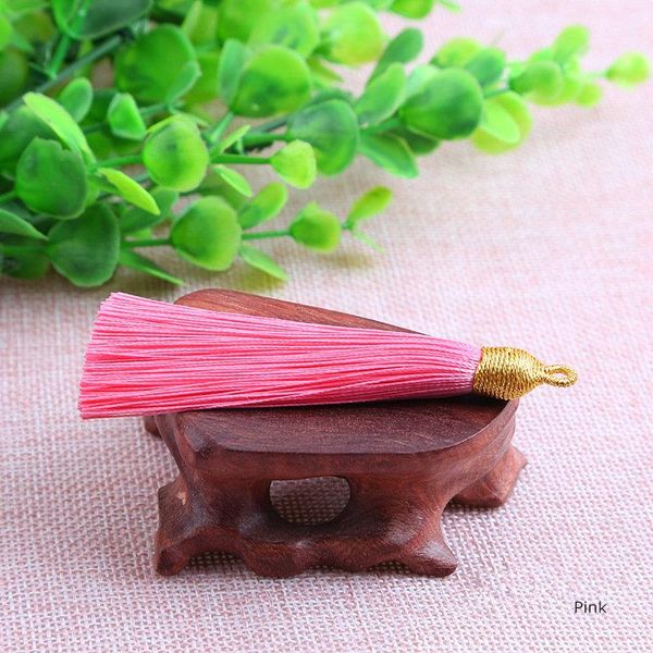 

5pc chinese style gold wire ring tassel fringe diy craft supplies curtain garment sewing crafts accessories decorative pendant h wmtwol
