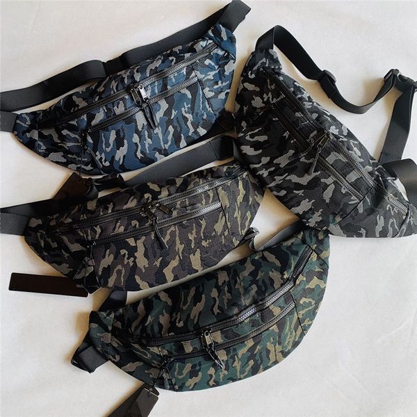 

military fans large capacity outdoor hiking waist bags men's camouflage cash register leisure sports bag