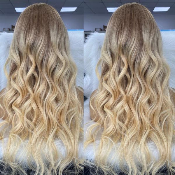 

12/613 13x6 lace front wig 150% density european human hair overnight, Black;brown