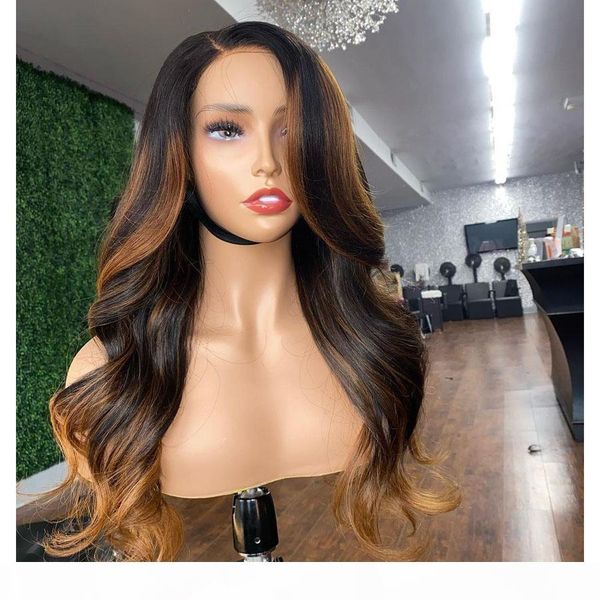 

pre plucked ombre highlight full lace human hair wigs with baby hair 150density wavy glueless lace front wigs natural hairline 360 frontal, Black