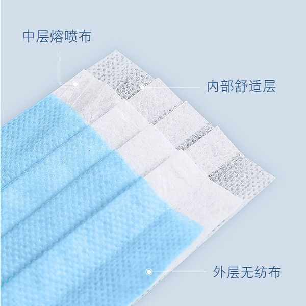 

mask, meltblown including three color cloth layer face disposable mask xh6dg8