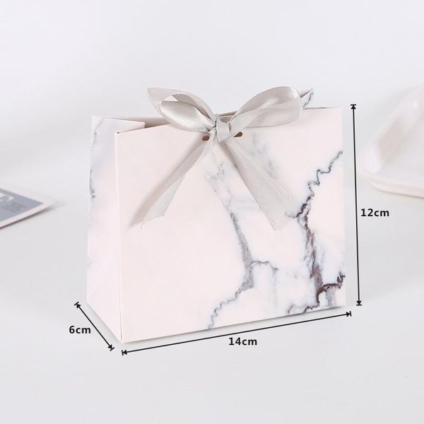 

lbsisi life 20pcs 14x12x6cm kraft white pink marble gift boxes birthday wedding party specially favor candy pack with ribbon wmtchs xhhair