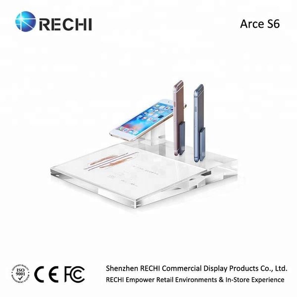 

rechi retail acrylic mobile phone sign display holder arce s6