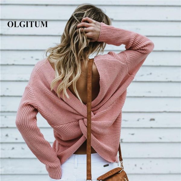 

v neck winter sweaters 2020 women short knitted sweater fashion long sleeve jumper pullovers 1, White;black