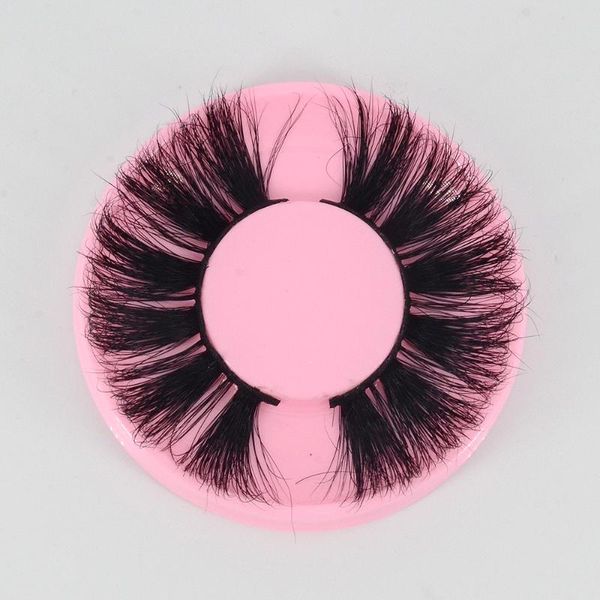 

false eyelashes 25mm mink 3d hair lashes with lash boxes packaging