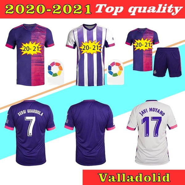 

20 21 real valladolid socker jersey fede s. r. alcaraz oo sergi guardiola óscar plano camisetas de fútbol men детей домашняя футбольная руба, Black;yellow