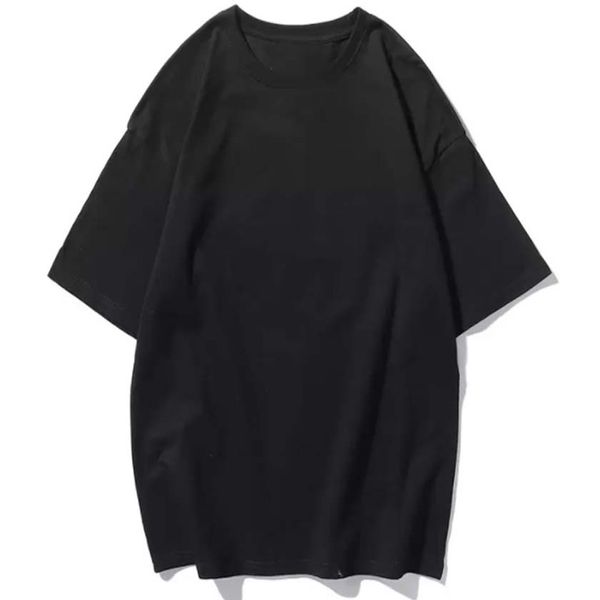 

2022 new designer tide t shirts chest letter laminated print short sleeve high street loose oversize casual t-shirt 100% pure cotton for me, White;black