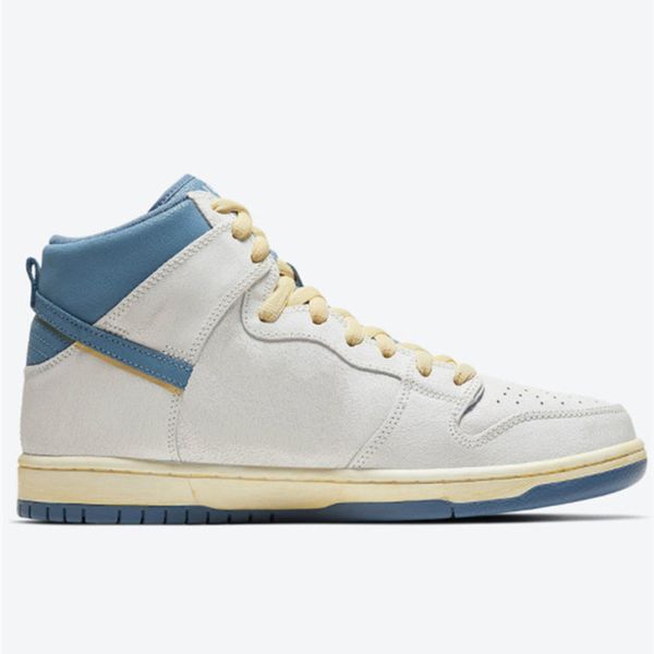 

new atlas x dunk sb high lost at sea running shoes men women white blue yellow outdoor sports sneakers casual skateboard trainers size 36-45