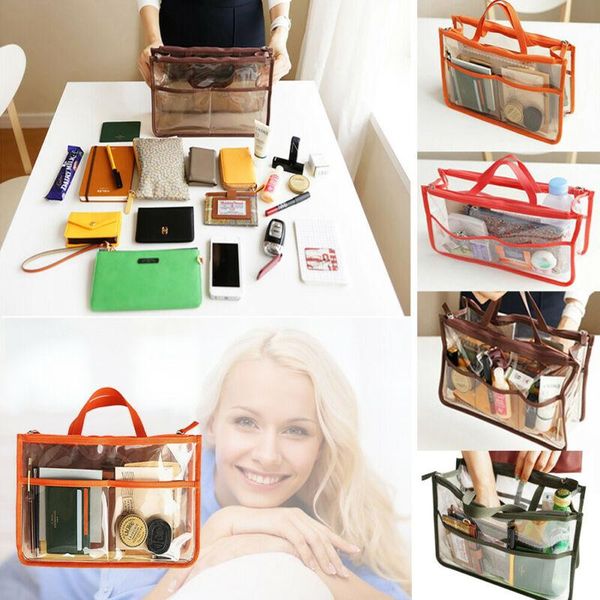 

summer fashion women travel insert makeup handbag organiser purse organizer tidy bag handbags