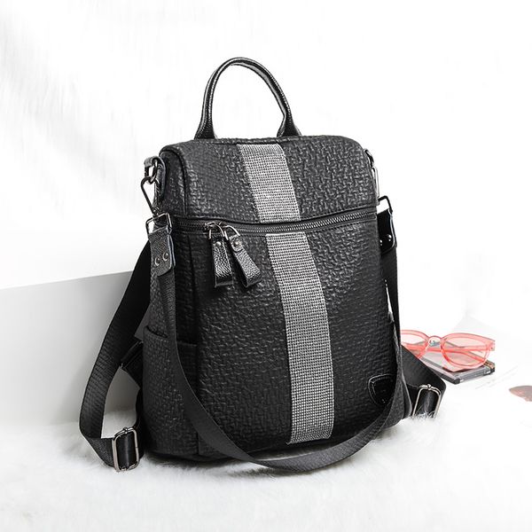 

new backpacks women fashion bag rhinestone decoration shoulder bag backpacks girls school bag female travel handbag purse