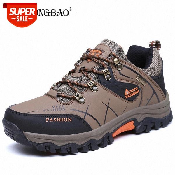 

brand new spring autumn men work casual shoes men outdoors leather round toe sneakers climbing hiking shoes big size 39-47 #cz40