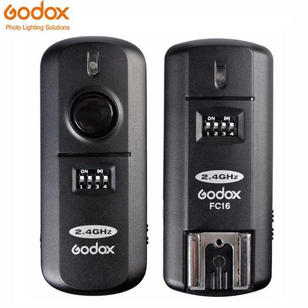 

godox 16 channels fc-16 studio 2.4ghz remote wireless flash trigger with remote shutter for dslr camera1