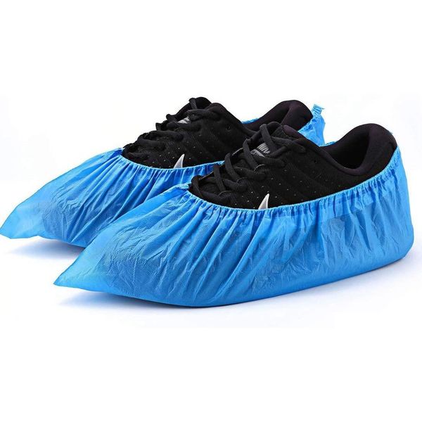 

shoe covers disposable - 50 pack (25 pairs) disposable shoe & boot covers waterproof slip resistant shoe booties 6zgop