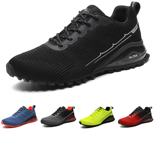 

non-brand men running shoes black grey blue orange lemon green red mountain climbing walking mens trainers outdoor sports sneakers