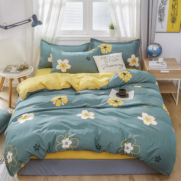

cartoon single double  king  size bedding sets bedclothes bed sheet duvet cover bedclothes pillowcases 2020 new style