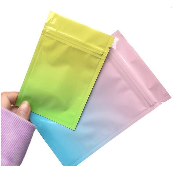 

glossy marbling pattern aluminum foil zipper package bag reclosable flat self seal pouches cos jllqnx sport77777