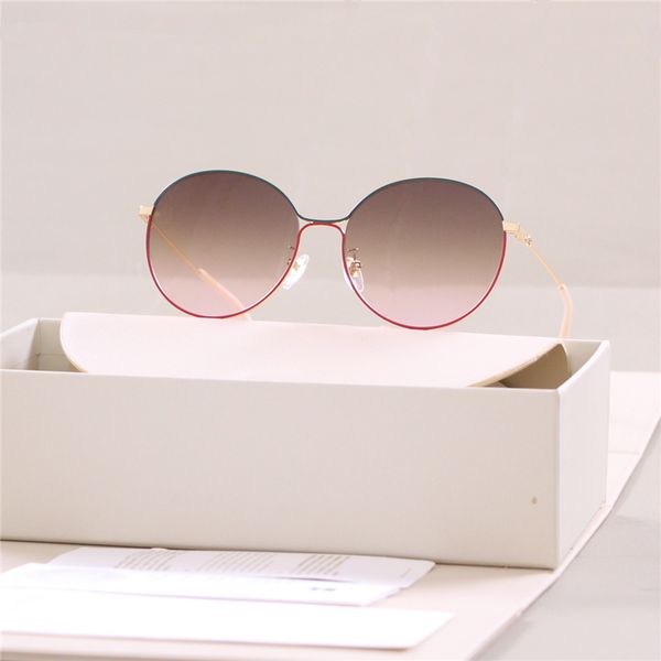 

fashion designer female tan progressive sunglasses small big face net red street swear glasses, White;black