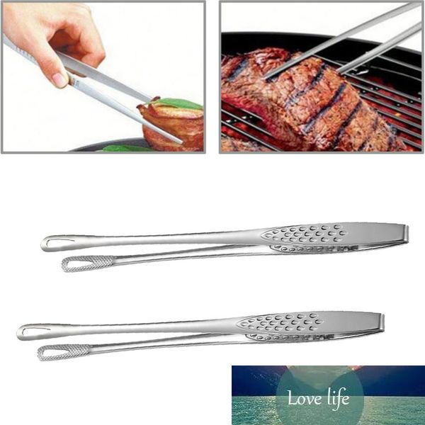 2 PCSA Cucina Tweezer BBQ Food Clip Tweezer Clip in acciaio inossidabile clip clip clip per pasticceria per picnic barbecue cucina utensile