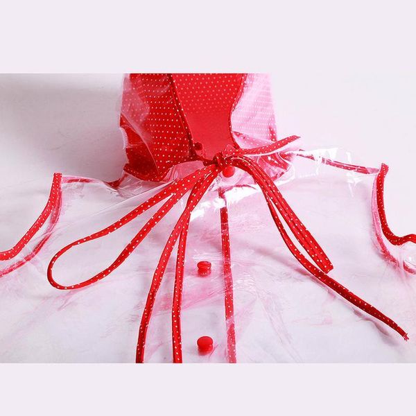 

fashion kids waterproof transparent environmental clear eva children hooded rain coat jacket for outdoor bbyzje