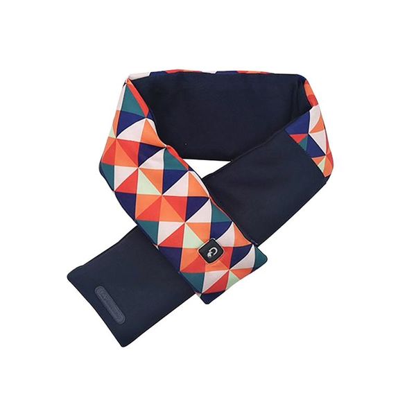 

fashion scarf women winter warm soft solid usb charging heating scarf smart safety electric heating invierno bufanda, Black