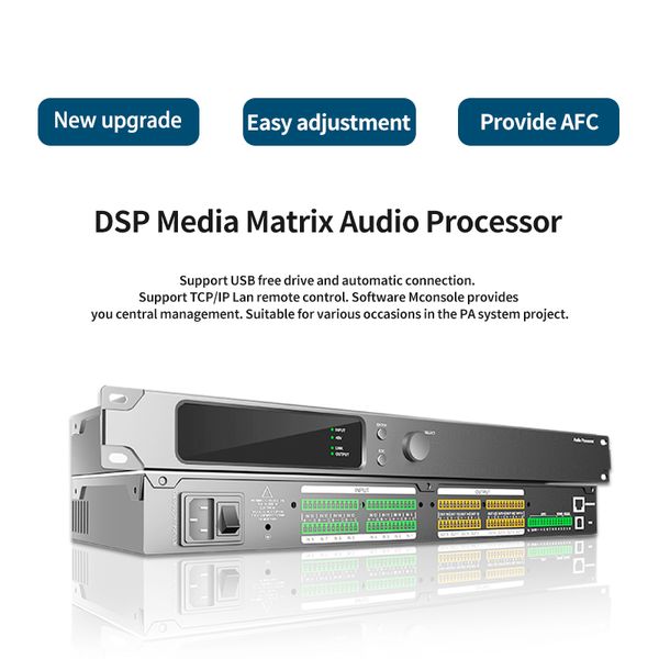 Цифровая аудиопроцессор Matrix Mixer Digital Conference с Echo Echo Echo прецедент