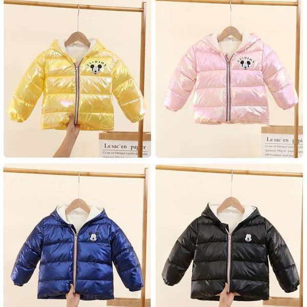 

new heavy down cotton padded clothes for boys and girls, Blue;gray