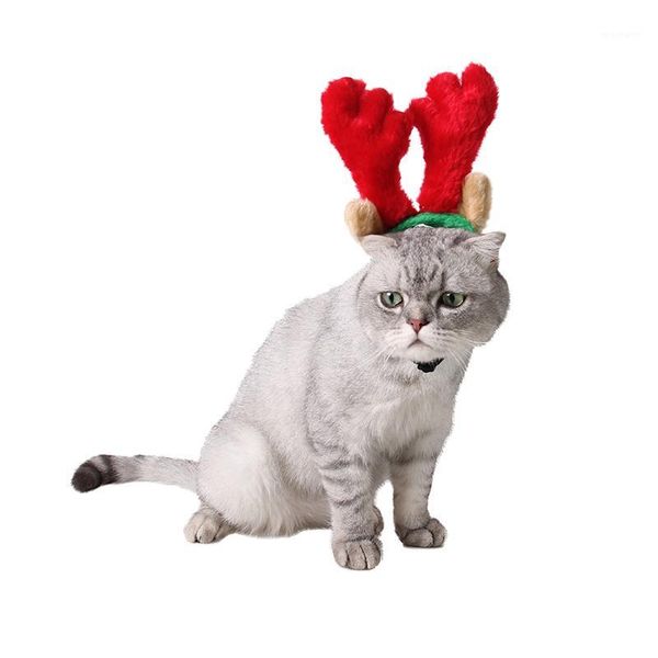 

dog apparel est pet product cap super cute christmas deer hat1