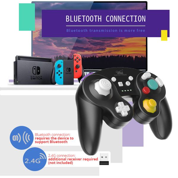 

50pcs wireless 2.4ghz bluetooth wifi controller gamepad portable joystick for gamecube ngc yx-ngc-1