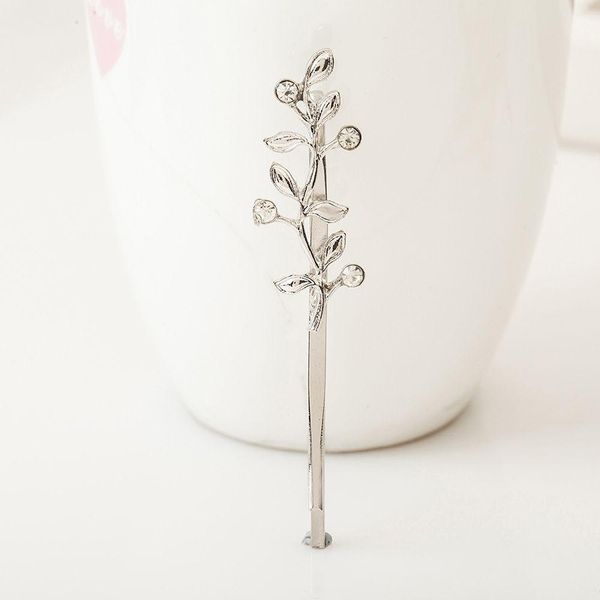 

мода кленовый лист волос клип золотой серебряный сплав шпильки для женщин девушки барьерные волосы боевики головные уборы свадебные аксессуа